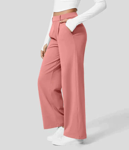 Grace - Dames Stretch High Waisted Straight Fit Broek