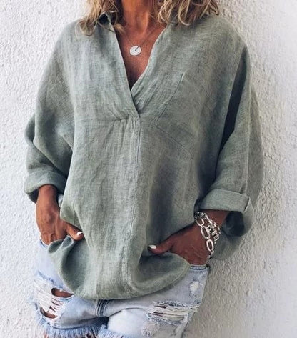 BLAIRE - STIJLVOLLE EN TRENDY BLOUSE IBIZA