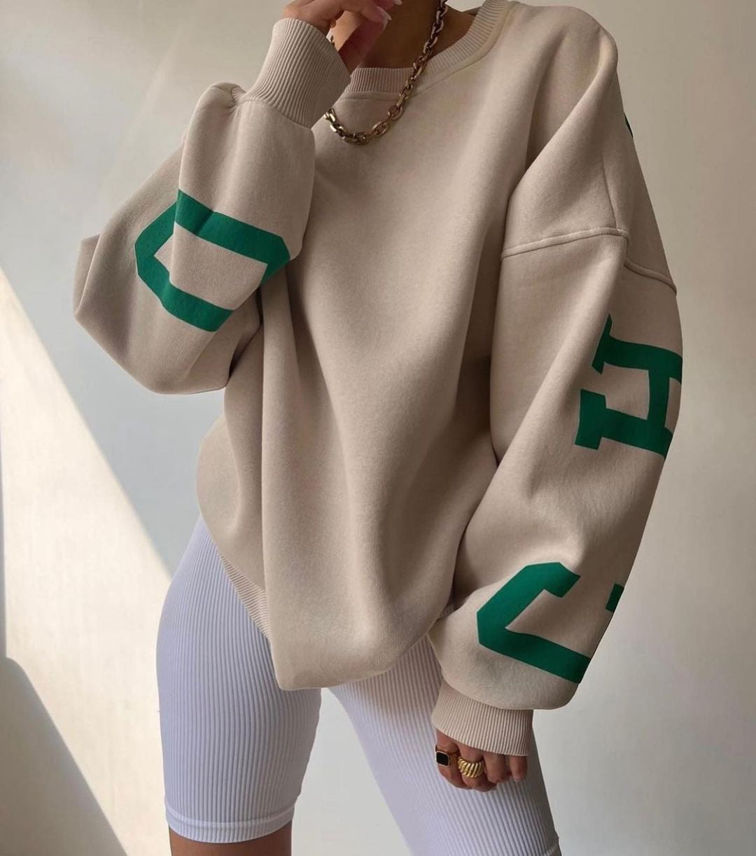 Dames oversized sweatshirt