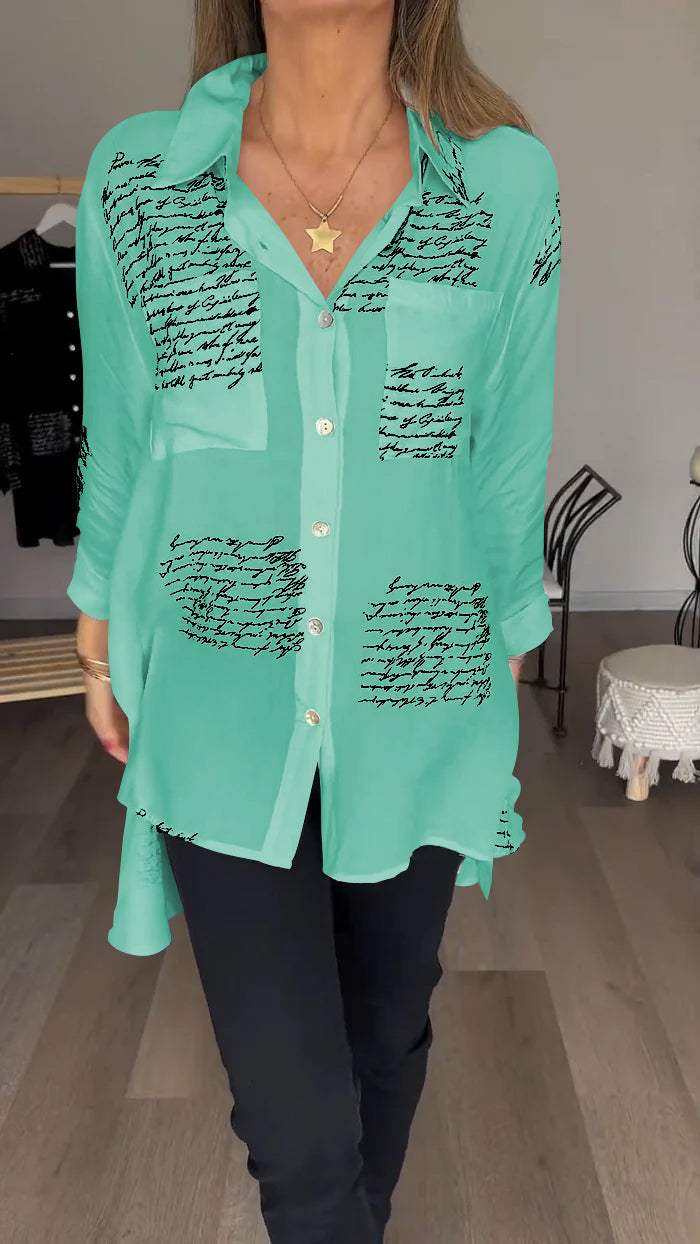 Dames Blouse met Print