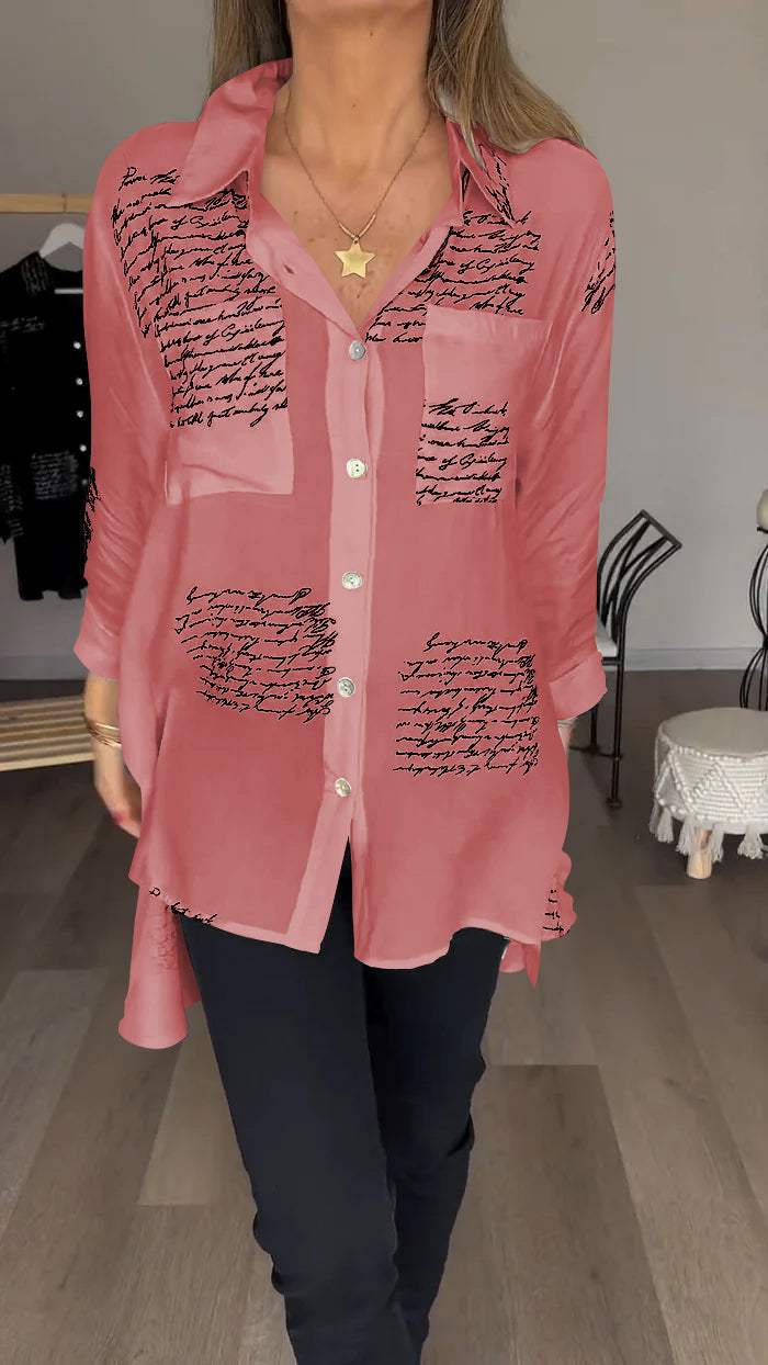 Dames Blouse met Print