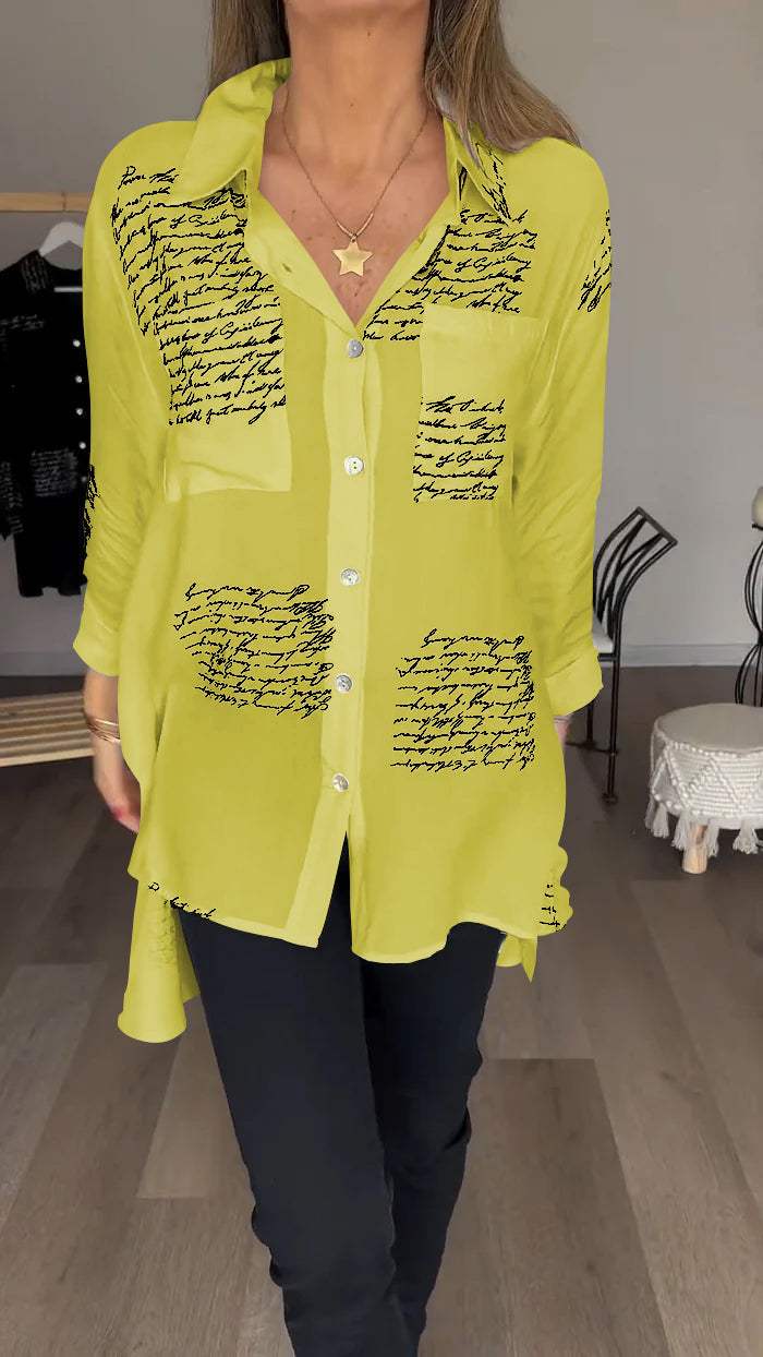 Dames Blouse met Print