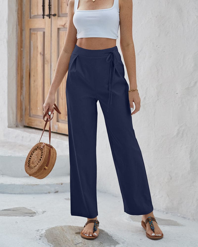 Madelyn - Stijlvolle High Waisted Broek voor Vrouwen