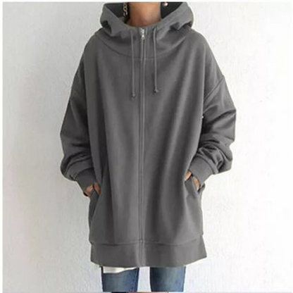 Shanna | Dames Long Hoodie Warm