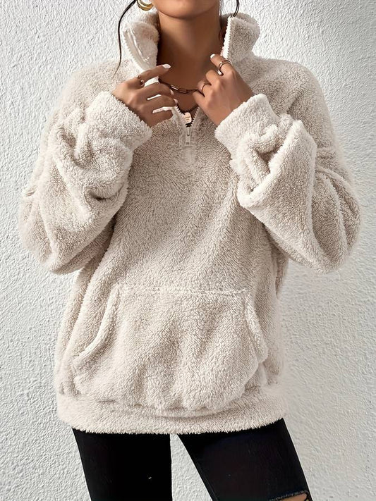 Shanna | Sweater Sweatshirt met rits