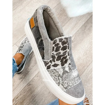 Slippers met luipaardprint voor dames - Darana