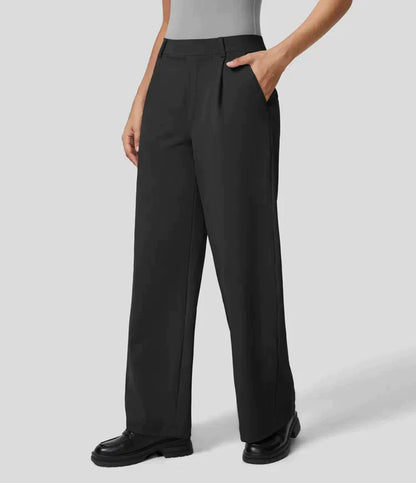 Grace - Dames Stretch High Waisted Straight Fit Broek