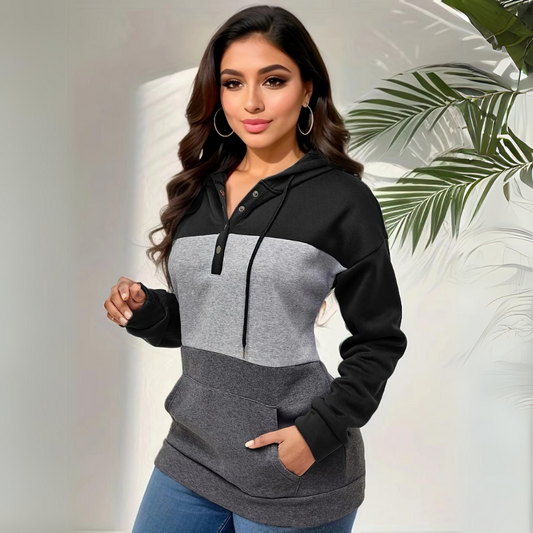 Shanna | Sweat Mignon Noir Hoodies