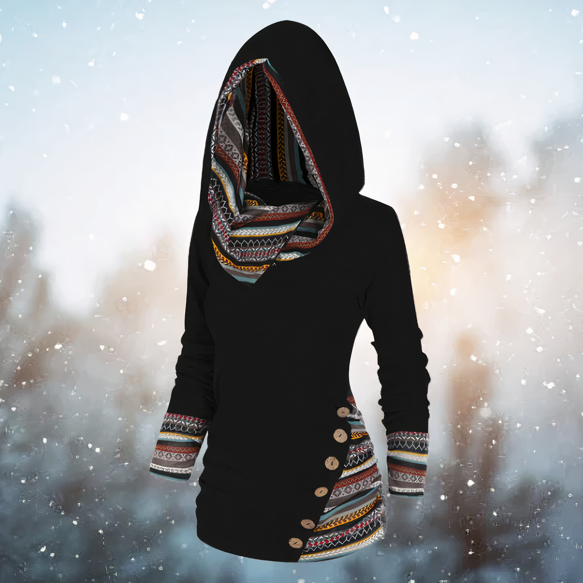 Shanna | Stijlvolle Tribal Hoodie