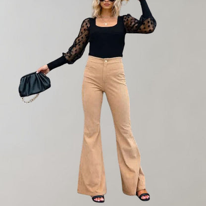 Chloé - Corduroy Uitlopende Broek