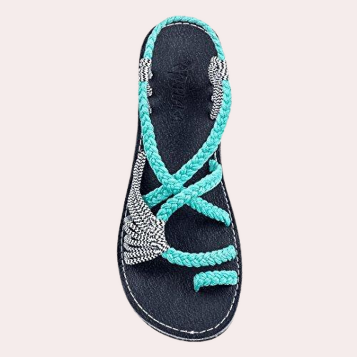 Stijlvolle en kleurrijke strandsandalen voor dames