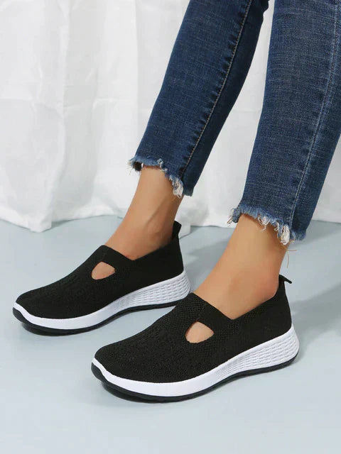 Slipvrije Slip-On Casual Platte Doek Schoenen