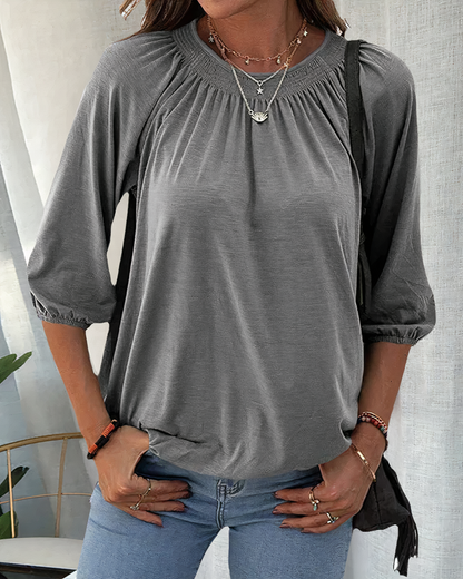 ESTELLE - Stijlvolle blouse met 3/4 mouwen