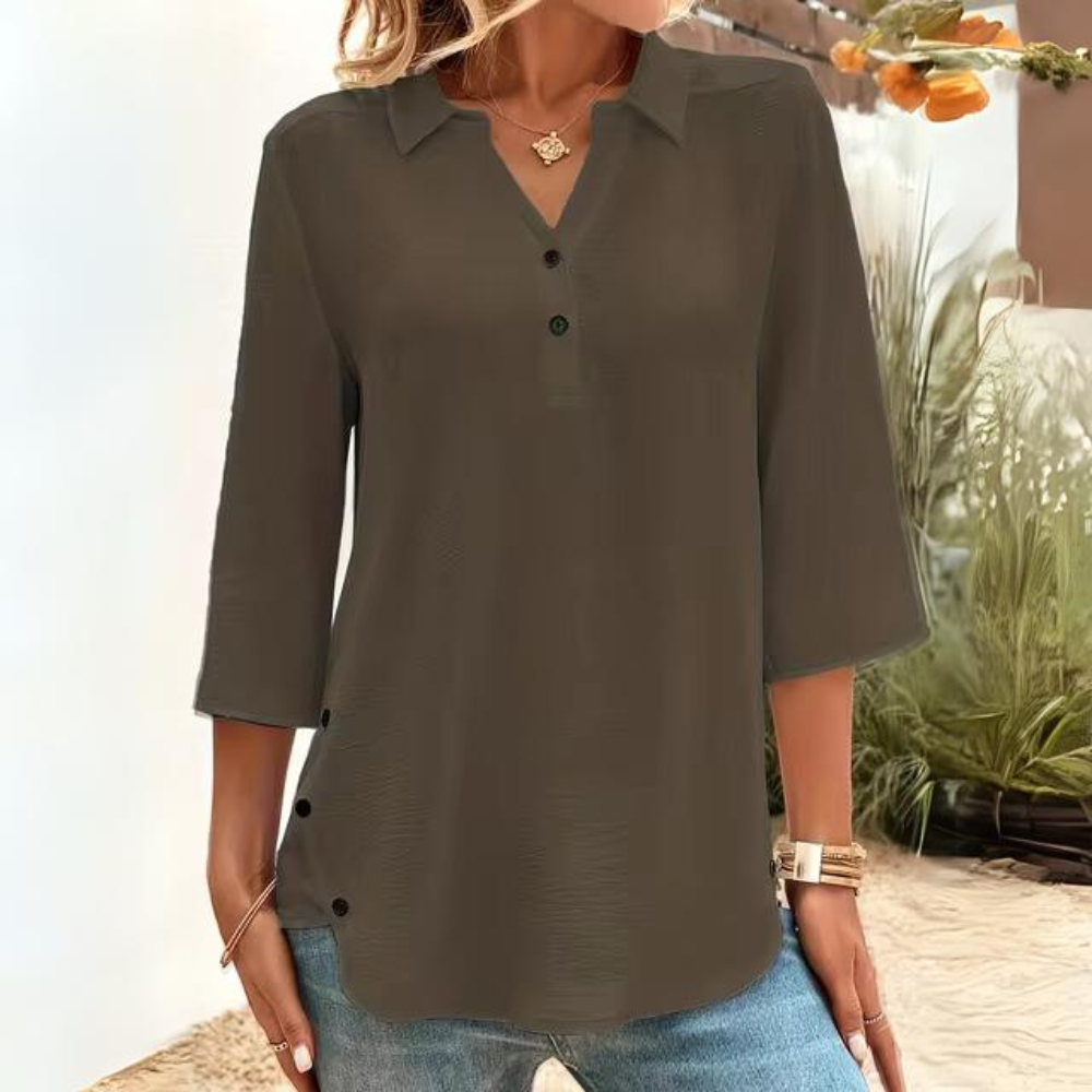 Frida - Casual blouse met comfortabele pasvorm