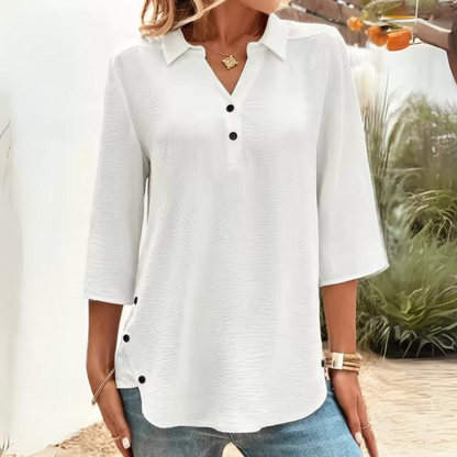 Frida - Casual blouse met comfortabele pasvorm