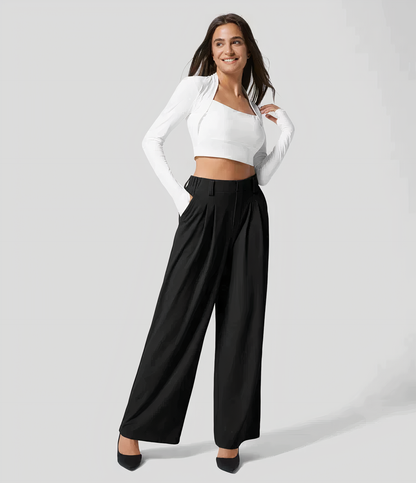 Losse broek met hoge taille - Georgia