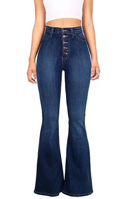 Eve Women's High Waisted Flare Jeans