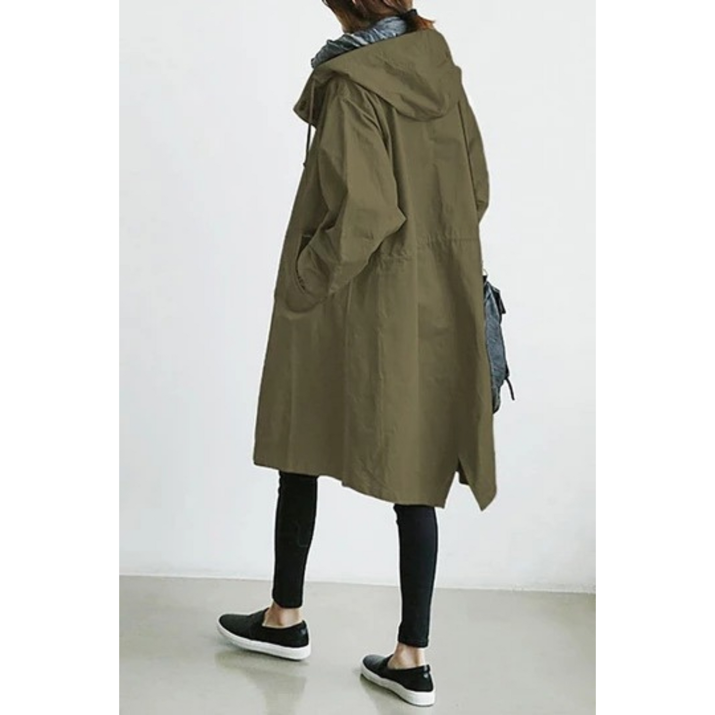 Lange trenchcoat voor vrouwen