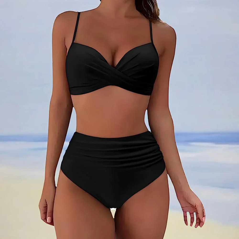 Luna - Elegante Bikini met Hoge Taille