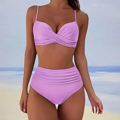 Luna - Elegante Bikini met Hoge Taille