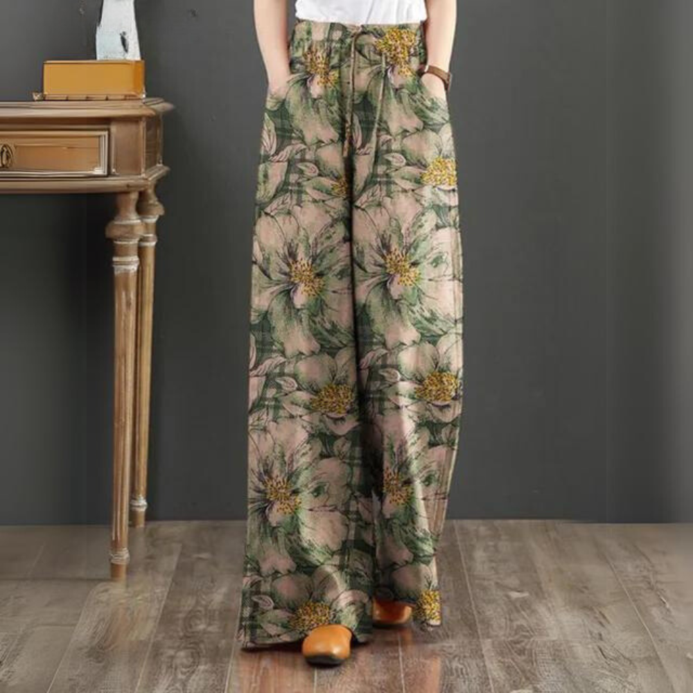 Laurence - Bohemian broek met elastische taille