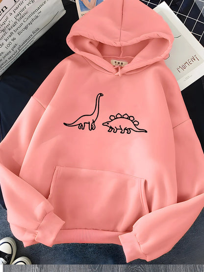 Shanna | Hoodie met dinosaurusprint Penelope