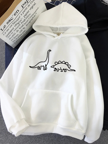 Shanna | Hoodie met dinosaurusprint Penelope