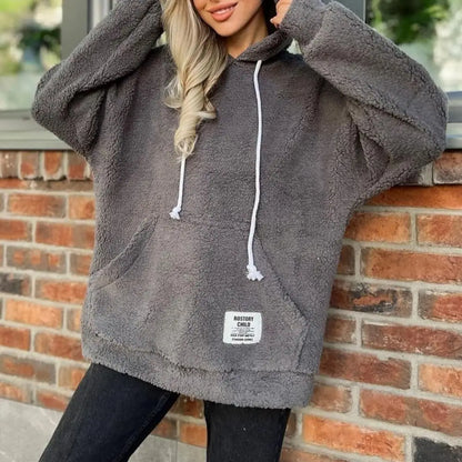 Shanna | Modieuze pluche hoodie