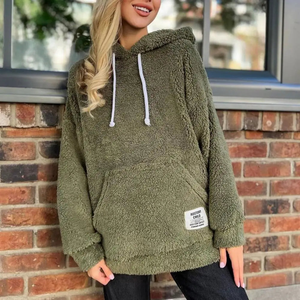 Shanna | Modieuze pluche hoodie