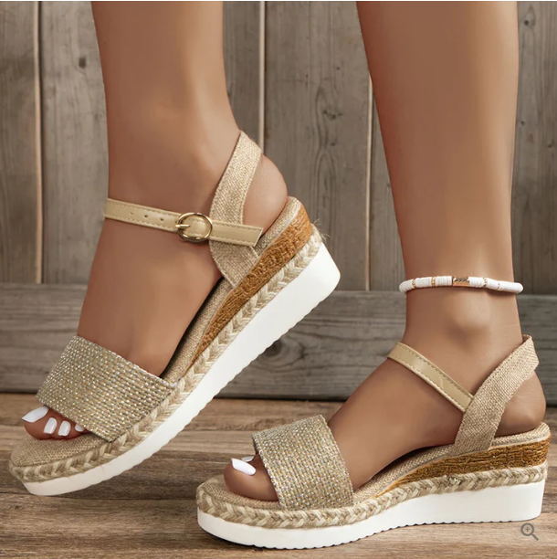 Sophia - sandalen met sleehak zomer 2024