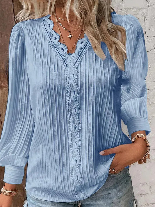 Blouse Dames - Elegant - Hoogwaardige Materialen - Perfect voor Formele en Casual Gelegenheden