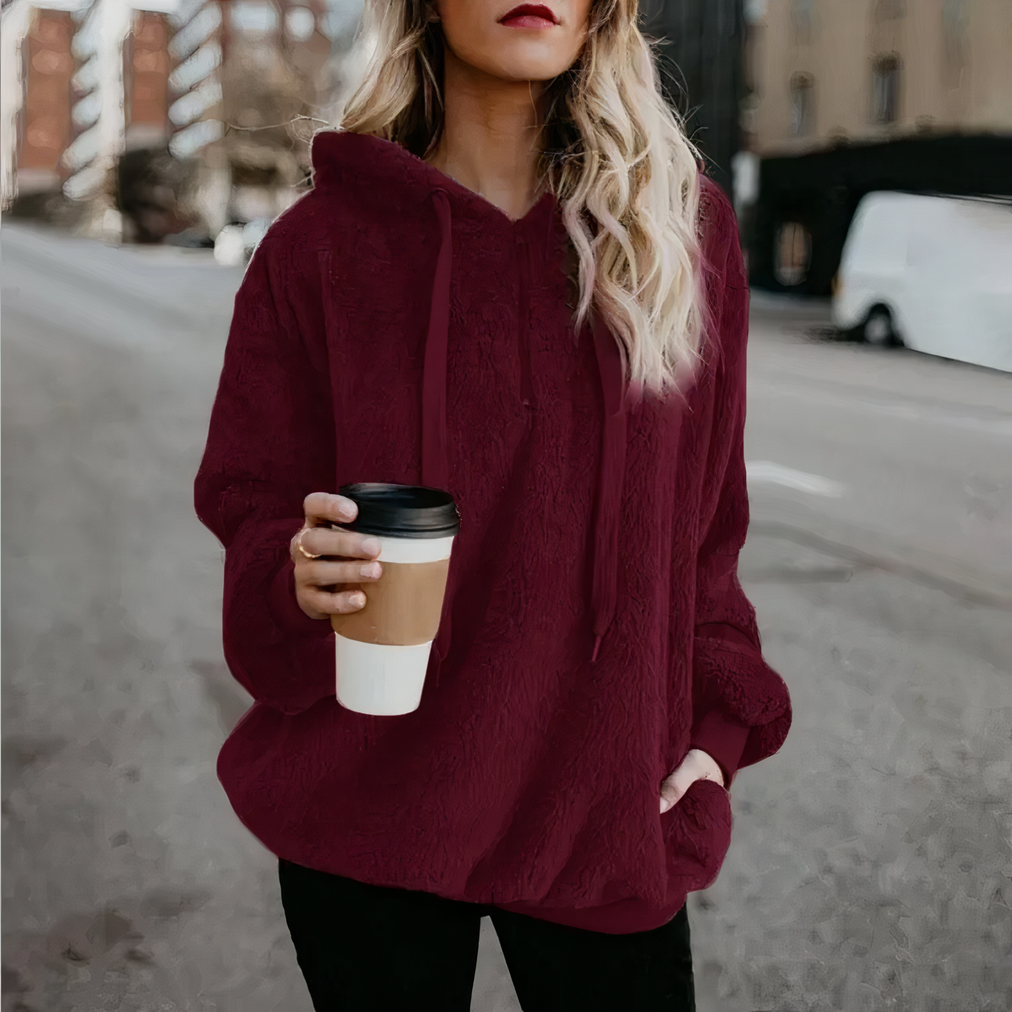 Shanna | Warmer pluche hoodie