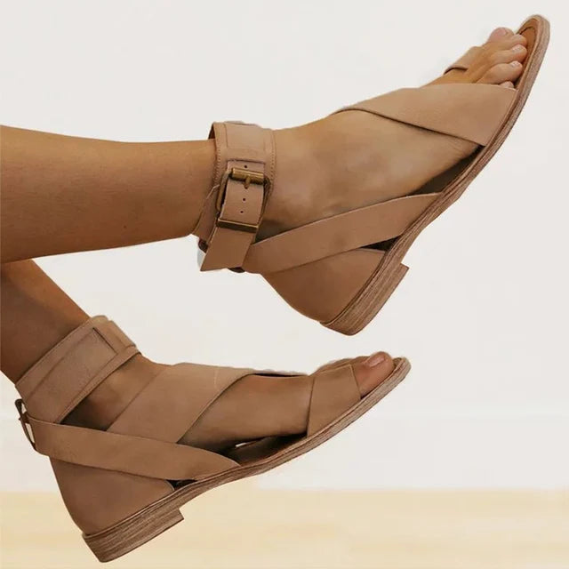 Zaira - Elegante Leren Dames Sandalen