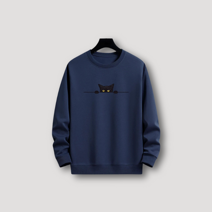 Emil - Grafisch sweatshirt zwarte kat