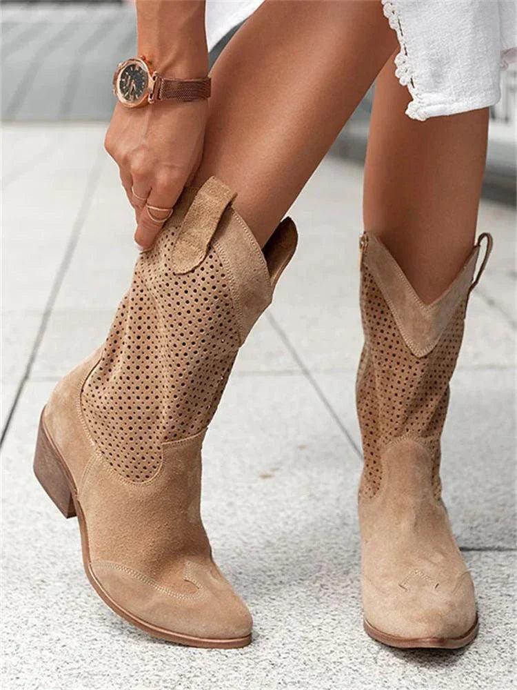 Nannette Boots | Women's Cowboy Boots with Zipper