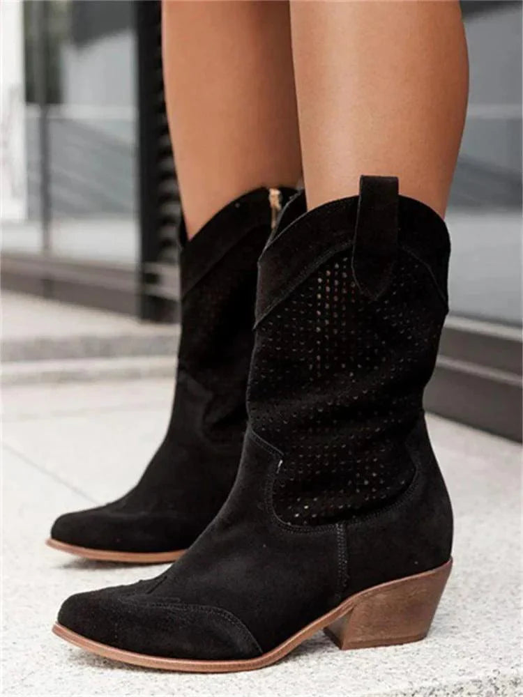 Nannette Boots | Women's Cowboy Boots with Zipper