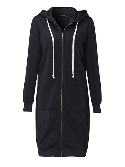 Shanna | Zip-Up Hoodie knielengte