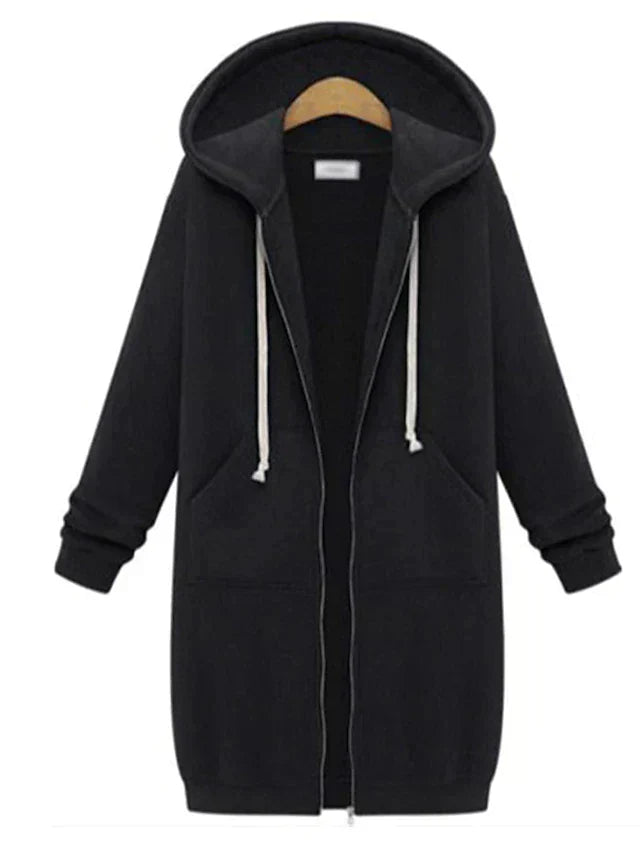 Shanna | Zip-Up Hoodie knielengte