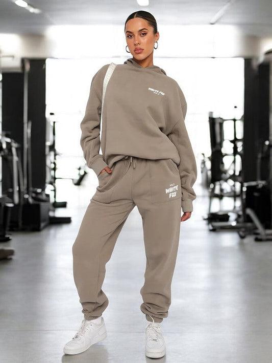 Dames trainingspak jogging hoodie set