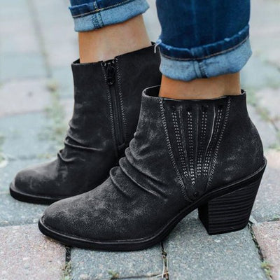 Omaira Boots | Stylish Leather Ankle Boots