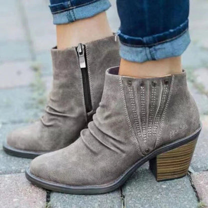 Omaira Boots | Stylish Leather Ankle Boots