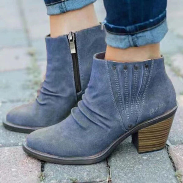 Omaira Boots | Stylish Leather Ankle Boots